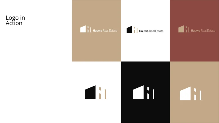 Hauwa Real Estate logo design